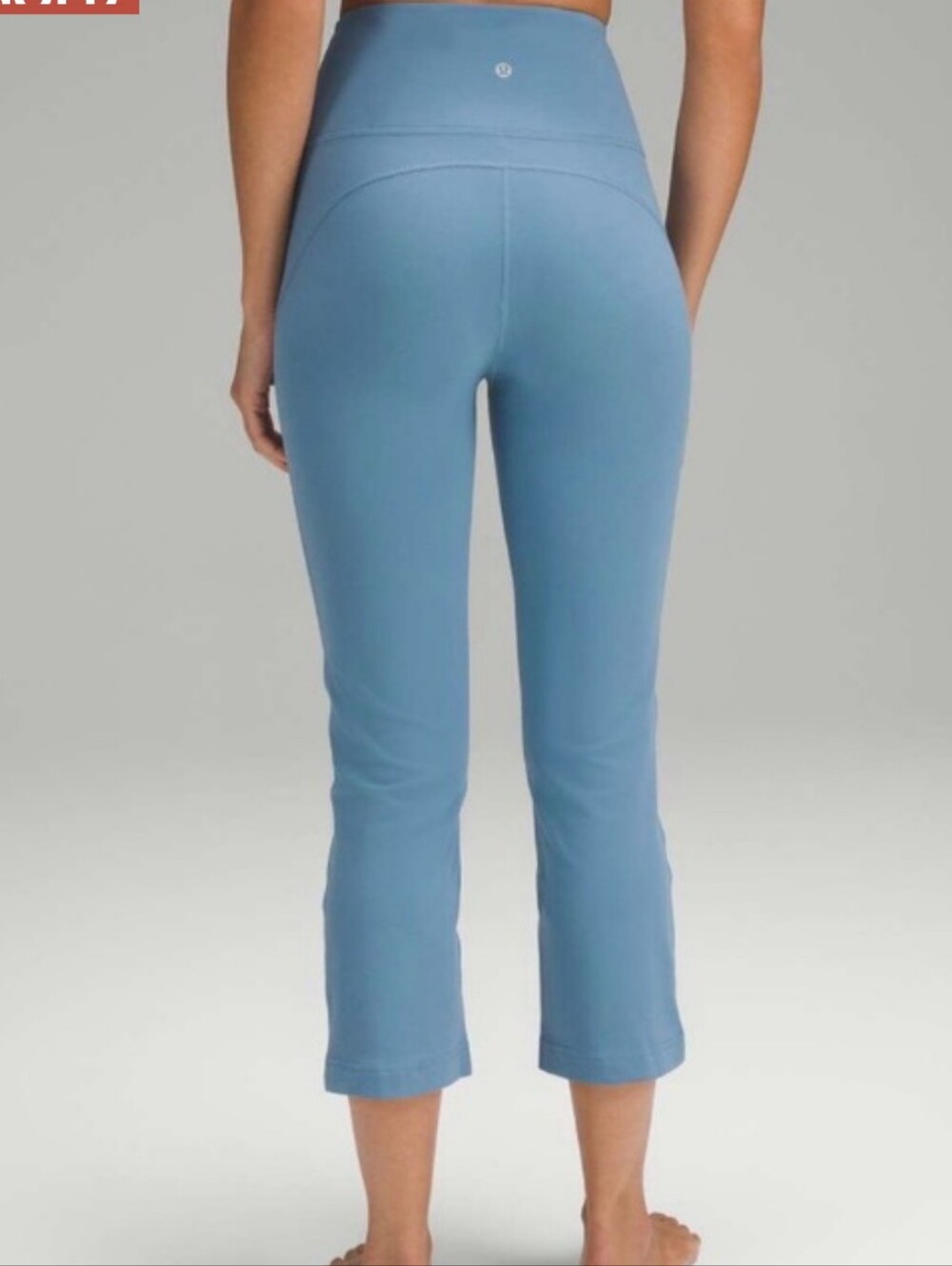 Lululemon | Blue Super High-Rise Cropped Flare Nulu Leggings 23" | 14
